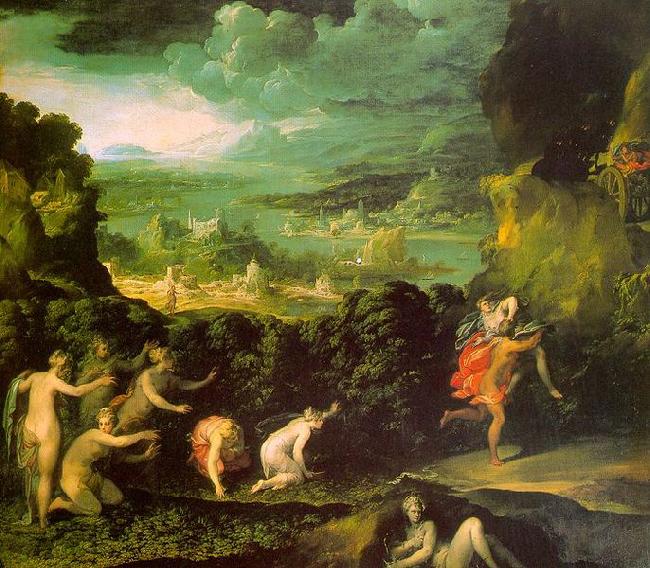 Pietro, Nicolo di The Rape of Proserpine. Sweden oil painting art